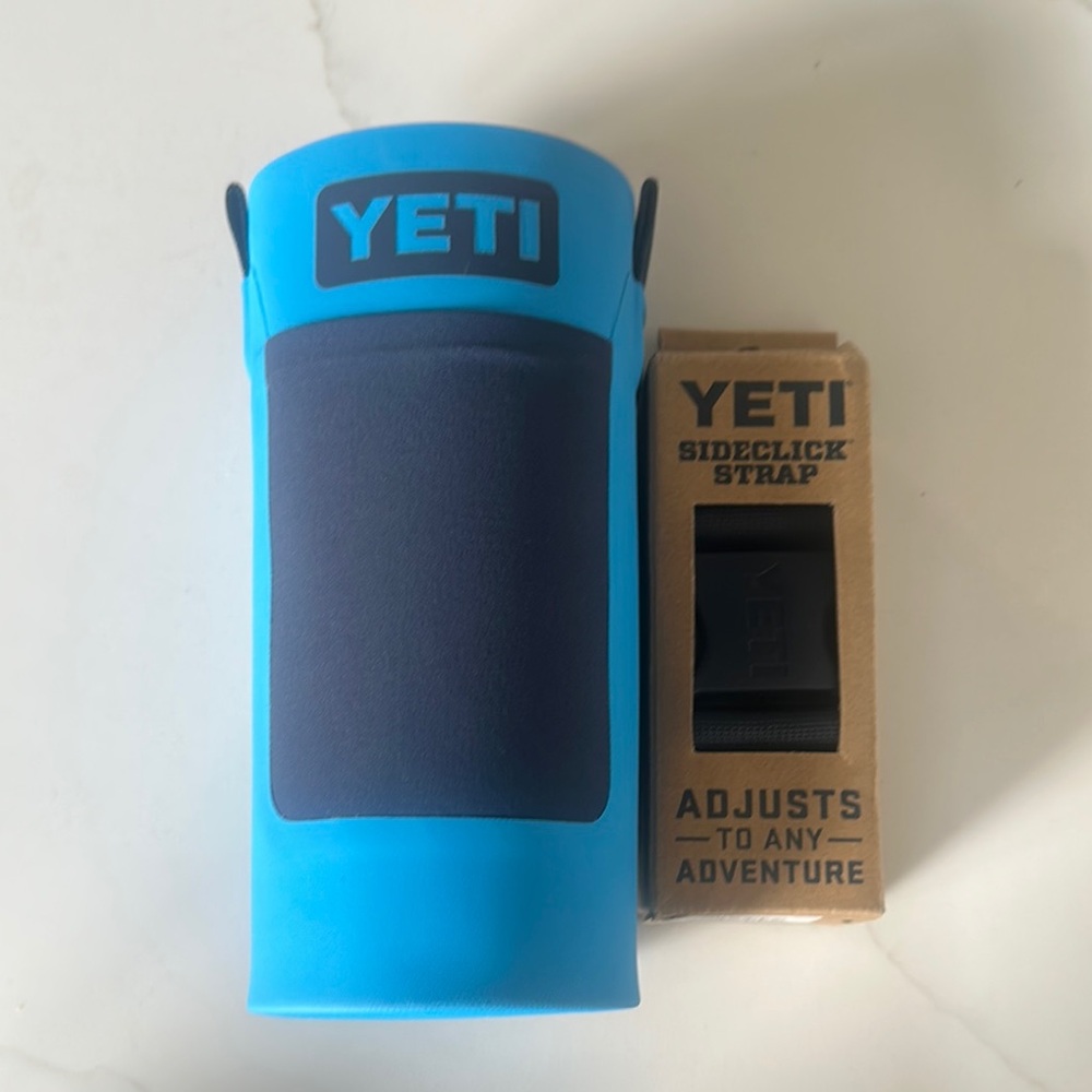 YETI Blue Bottle Sling with Sideclick Strap